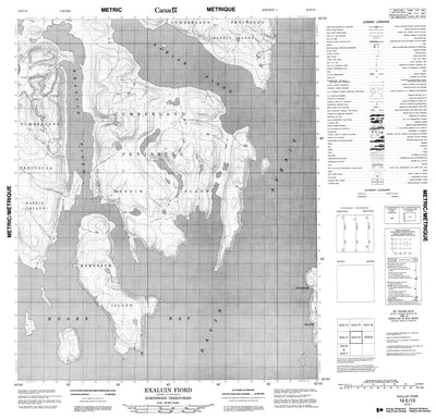 Exaluin Fiord, NU (016E10 CanMatrix)