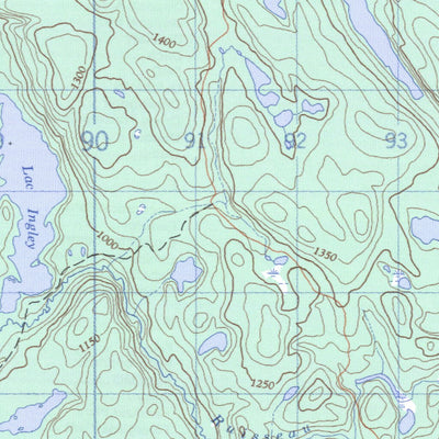 Lac Russell, QC (031K12 CanMatrix)