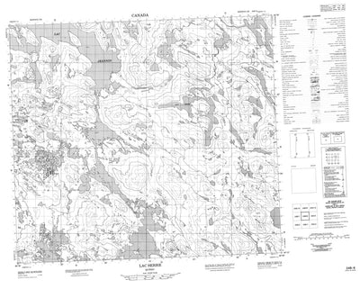 Lac Serre, QC (024B08 CanMatrix)
