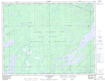 Lac Waconichi, QC (032J01 CanMatrix)