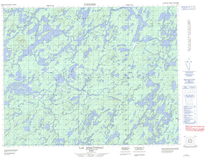Lac Miskittenau, QC (032O01 CanMatrix)
