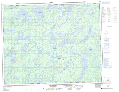 Lac Chamic, QC (032P14 CanMatrix)