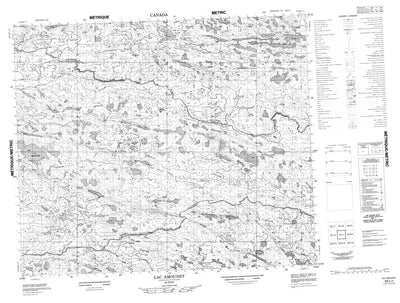 Lac Amounet, QC (033L01 CanMatrix)