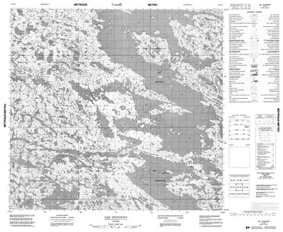 Lac Chavigny, QC (034J03 CanMatrix)
