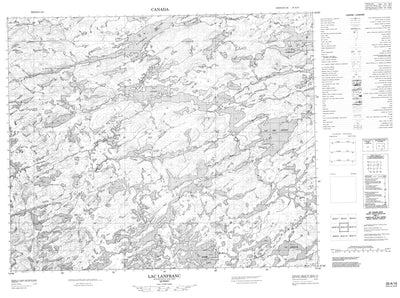 Lac Lanfranc, QC (033A13 CanMatrix)
