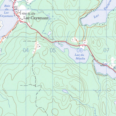 Blue Sea Lake, QC (031K01 CanMatrix)