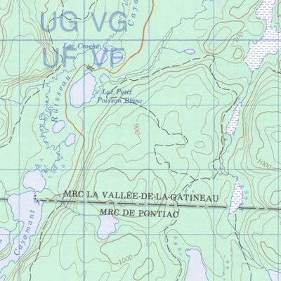 Blue Sea Lake, QC (031K01 CanMatrix)