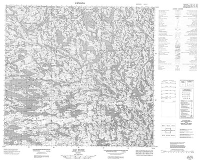 Lac Bush, QC (034G13 CanMatrix)