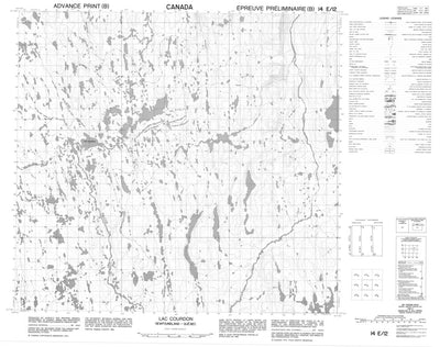 Lac Courdon, NL (014E12 CanMatrix)