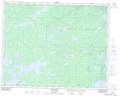 Lac Jolliet, QC (032N10 CanMatrix)