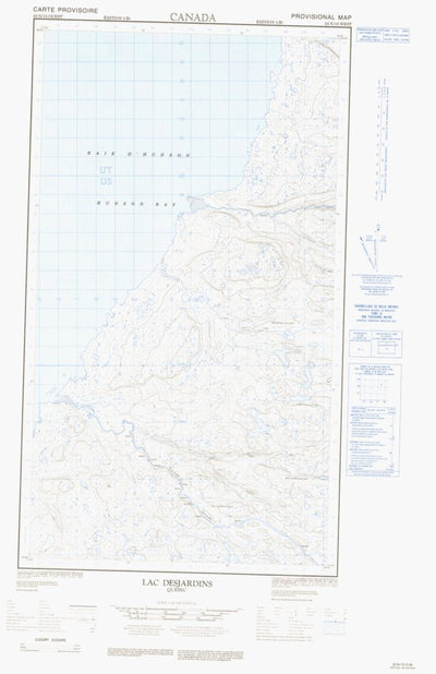 Lac Desjardins West, NU (033N15 CanMatrix)