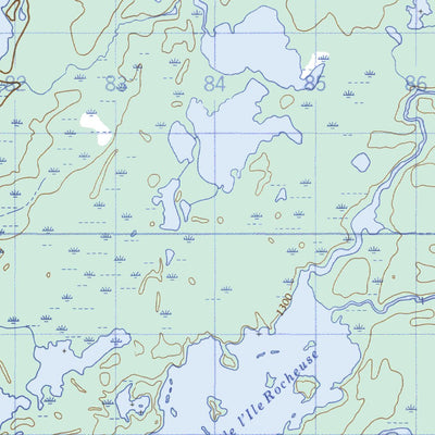 Lac Hébert, QC (032G03 CanMatrix)