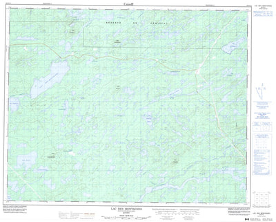 Lac Des Montagnes, QC (032O12 CanMatrix)