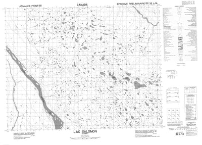 Lac Salomon, QC (032L14 CanMatrix)