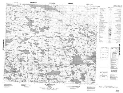 Lac Awahagats, QC (033K06 CanMatrix)