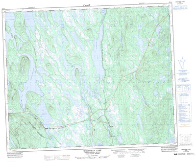 Wightman Lake, NL (023G01 CanMatrix)