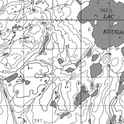 Lac Kuugaup, QC (025D12 CanMatrix)
