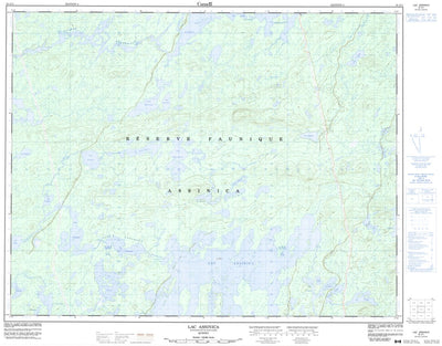 Lac Assinica, QC (032J11 CanMatrix)