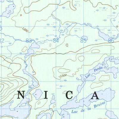 Lac Assinica, QC (032J11 CanMatrix)