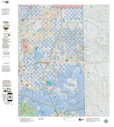 Arizona Unit 2B Land Ownership and Deer Concentrations