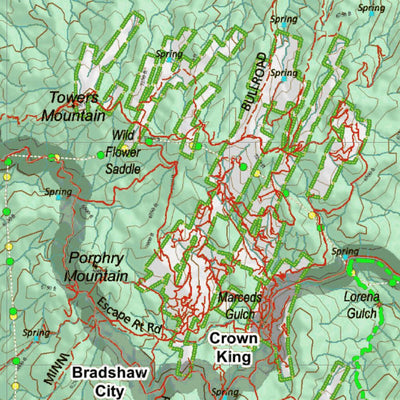 Arizona Unit 20B Land Ownership and Deer Concentrations