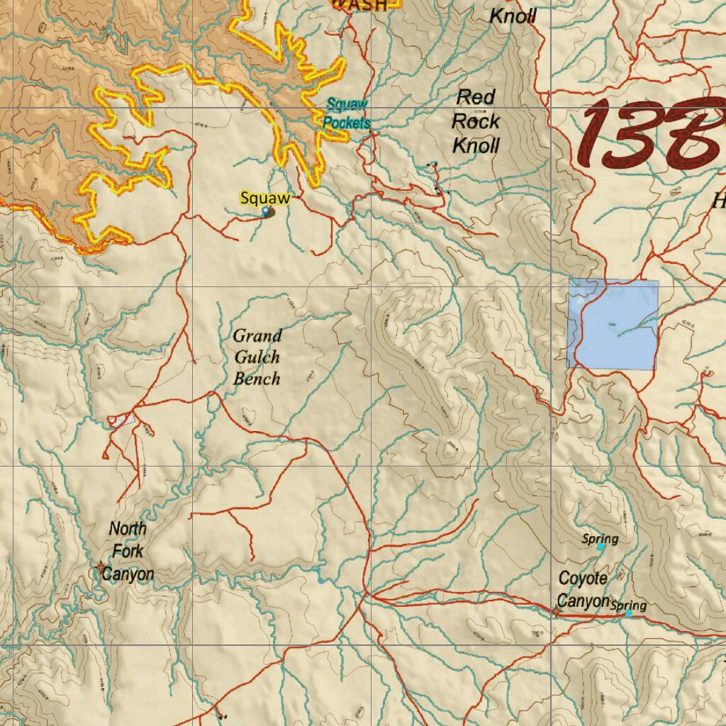 Arizona Unit 13B Land Ownership and Deer Concentrations Map by Arizona ...