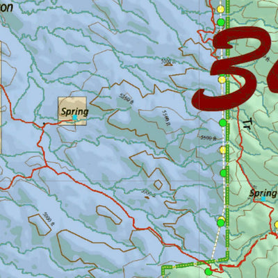 Arizona Unit 34B Land Ownership and Deer Concentrations