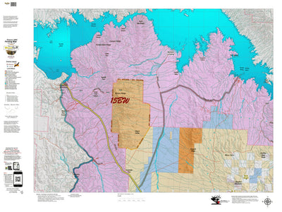 Arizona Unit 15BW Land Ownership and Deer Concentrations