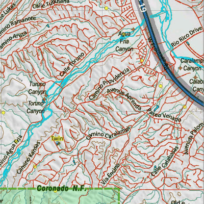 Arizona Unit 34A Land Ownership and Deer Concentrations