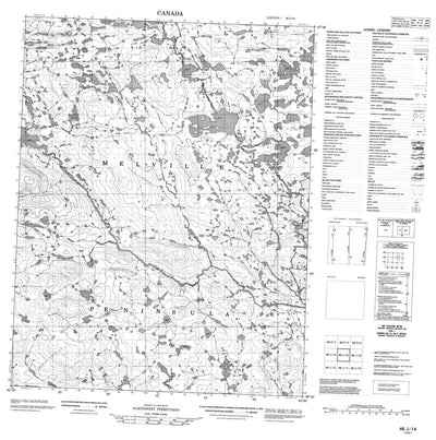 Aua River, NU (046J14 CanMatrix)