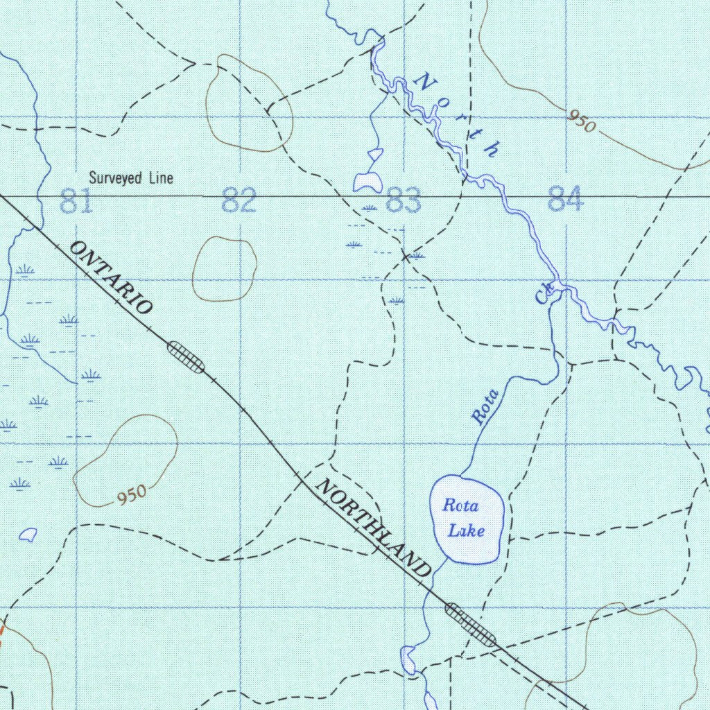 Pamour, ON (042A11 CanMatrix) Map by Natural Resources Canada | Avenza Maps