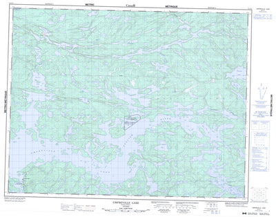 Umfreville Lake, ON (052L07 CanMatrix)