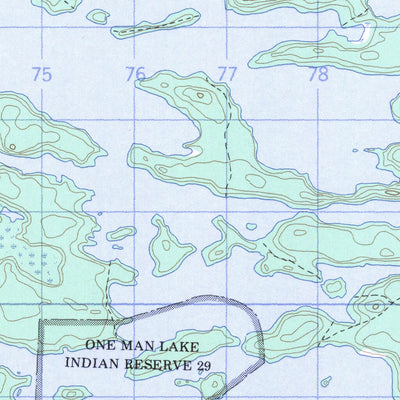 Umfreville Lake, ON (052L07 CanMatrix)