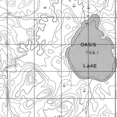 Oasis Lake, MB (053E08 CanMatrix)