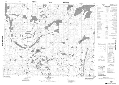 Kilbarry Lake, ON (052P02 CanMatrix)