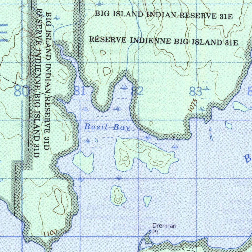 Big Island, ON (052E02 CanMatrix) Map by Natural Resources Canada ...