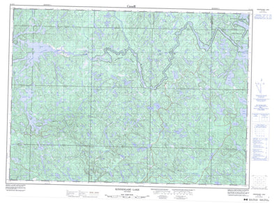 Kindiogami Lake, ON (041J15 CanMatrix)