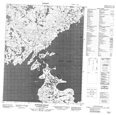 Hoppner Strait, NU (046J06 CanMatrix)