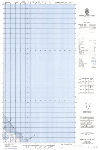 Cape Churchill East, MB (054K14 CanMatrix)