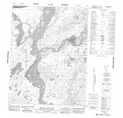 Madam Daly Lake, NU (056M03 CanMatrix)