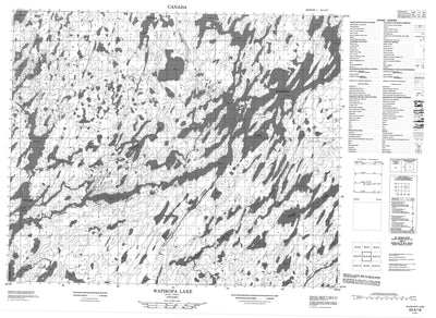 Wapikopa Lake, ON (053A16 CanMatrix)