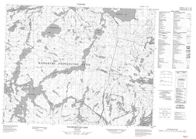 Goldsborough Lake, ON (052I11 CanMatrix)