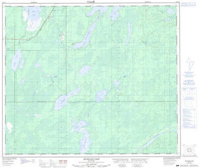 Muhigan Lake, MB (063J10 CanMatrix)
