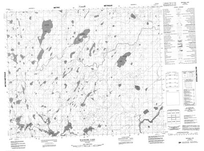 Wachusk Lake, ON (053B16 CanMatrix)