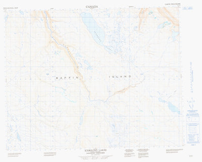 Icebound Lakes, NU (037G12 CanMatrix)