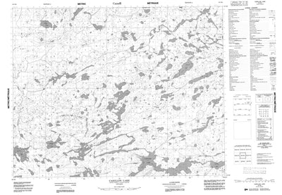 Carillon Lake, ON (052N09 CanMatrix)