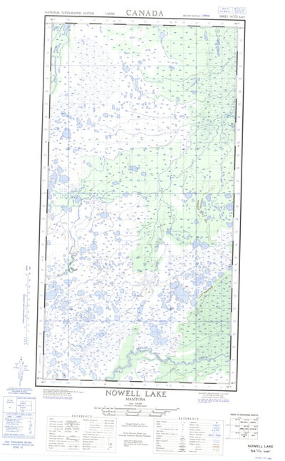 Nowell Lake East, MB (054L10 CanMatrix)