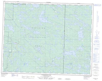Flintstone Lake, MB (052L11 CanMatrix)