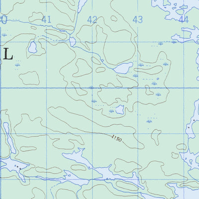 Flintstone Lake, MB (052L11 CanMatrix)