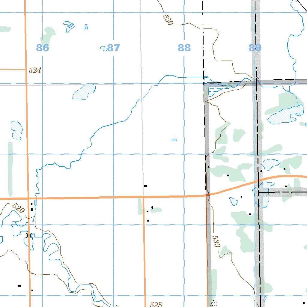 Wadena Map Wadena, SK (062M13 CanMatrix) Map by Natural Resources Canada | Avenza Maps